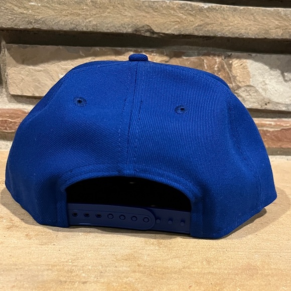 New Era 59fifty LA Dodgers Royal Blue Upside-down Logo Snapback Hat - Picture 5 of 8